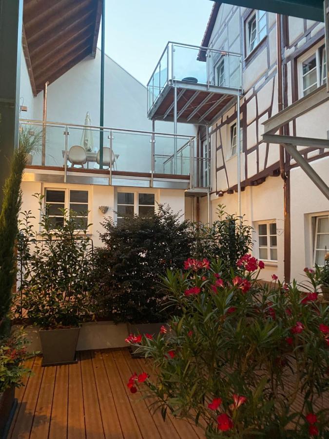 Das Schiefe Haus- Wohnung "Nibelungen" Heppenheim  Exteriör bild